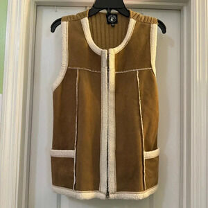 Carolyn Taylor By Design Leather Vest